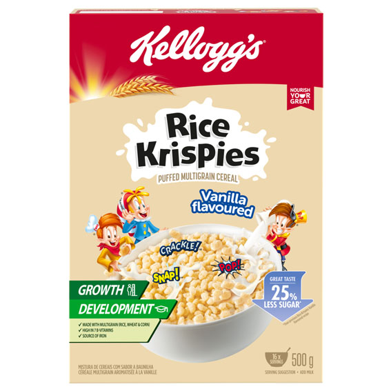 Kelloggs Rice Krispies Vanilla 500g