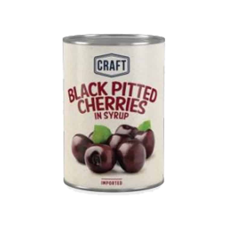 Craft Black Pitted Cherries 400g